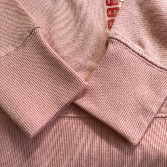 GAP HENLEY SWEATSHIRT, PEACH MELBA, XS - Picture 5 of 9